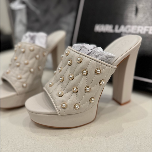 Pearl quilted heels - Picture 2 of 4